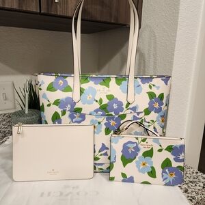 kate spade 3 Piece Tote Set
